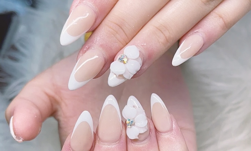 Image 1: Gel Mani-Pedi or Gel Short Acrylics with Collagen Hand Treatment