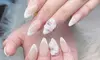 Gel Mani - Pedi or Full Set Gel Short Acrylics with Collagen Hand Treatment (Up To 44% Off)