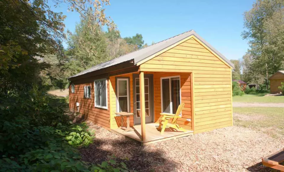 2-Night Stay for Two in a One-Bedroom Cabin with Optional Kayak Rental at Fish Creek Cabin Resort in Taberg, NY - Primary Image