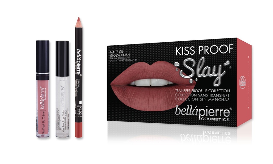 Image 5: Bellapierre Three-Piece Lip Kit