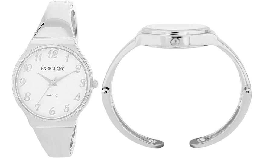 Image 11: Montre pour femme avec bracelet jonc Excellanc