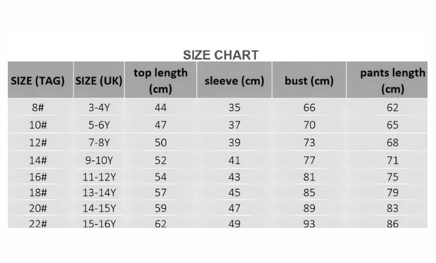 Image 4: Langarm-Pyjama-Set für Kinder mit Hose und Oberteil im K-Pop-Design