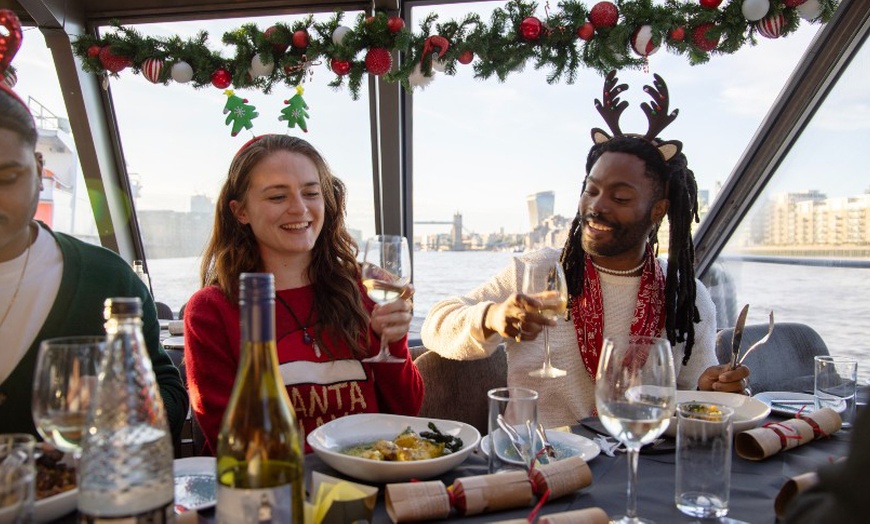 Image 2: Sail Through The Heart of London on Thames Christmas Party Cruise