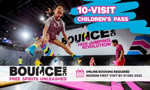 10-Visit Children's Pass at BOUNCE, Multiple Locations