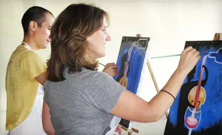 $20 for a Painting Class at A Piece of Work (Up to $40 Value) - Primary Image