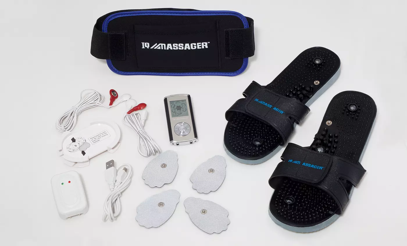 IQ Massager Mini II or Mini II Set with Massaging Slippers and Belt - Primary Image