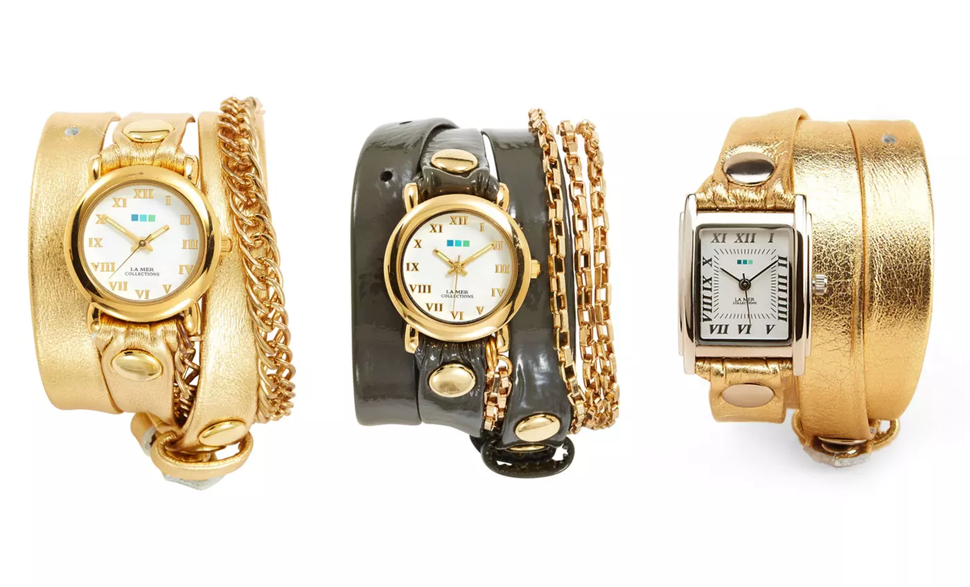 La Mer Women's Wrap-Around Watches from $24.99 to $54.99 | Brought to You by ideel - Primary Image