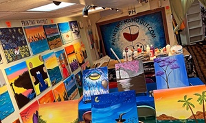 Relax, Sip & Create Your Own Masterpiece: Two-Hour BYOB Open Painting Class for One, Two or Four at Painting Hangout
