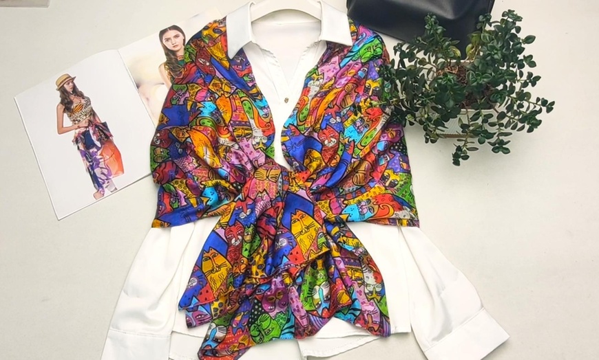 Image 17: Pañuelo 100% seda