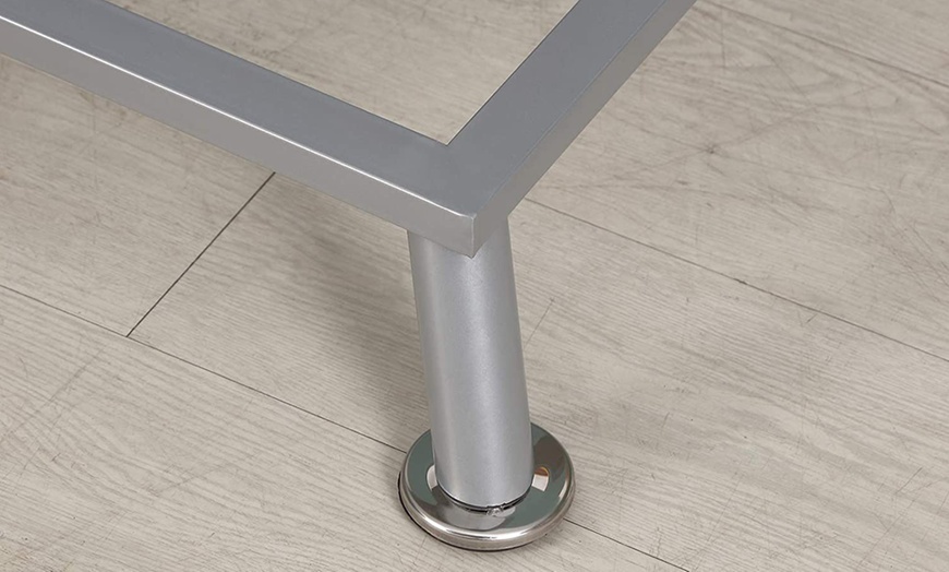 Image 9: HomCom Convertible Single Sleeper Chair Sofa Bed