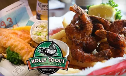 $20 for $40 Worth of Dinner Fare at Molly Cool's Seafood Tavern (or $15 for $30 Worth of Lunch Fare) - Primary Image