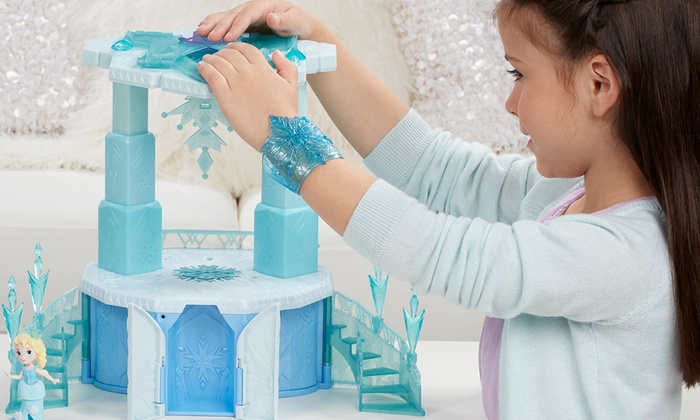 disney frozen little kingdom elsa's magical rising castle