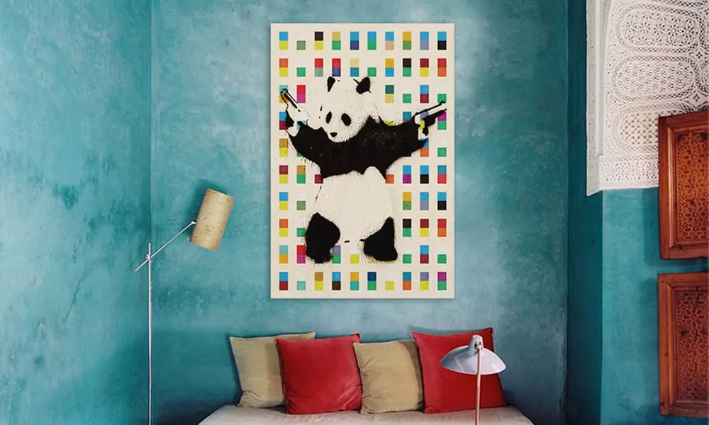 Banksy Prints on Gallery-Wrapped Canvas - Primary Image
