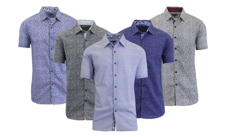 Men's Short-Sleeve Slim-Fit Shirts