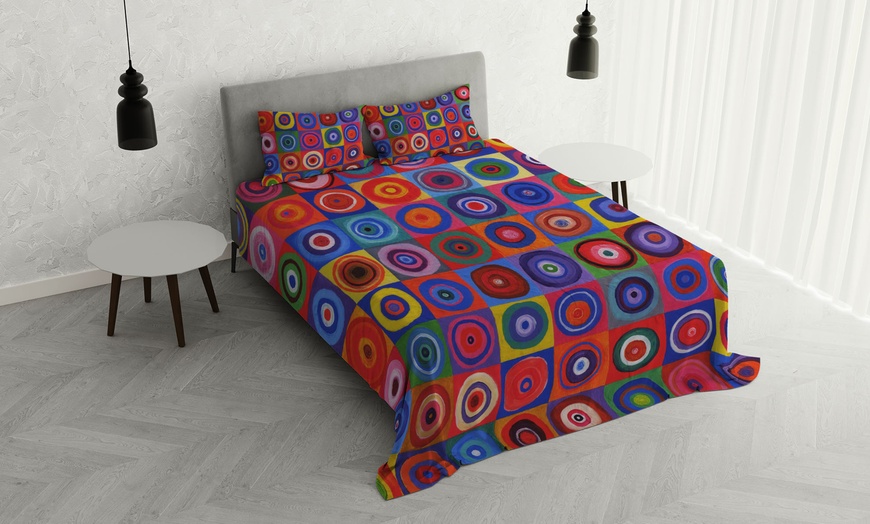 Image 24: Parure letto matrimoniale Sogni d'Autore in 100% cotone Made in Italy