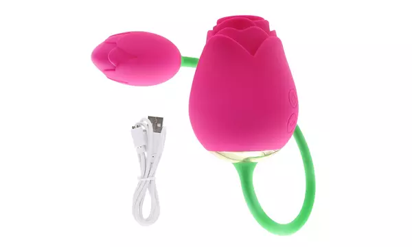 rose toy groupon Up To 82% Off on Rose Shape Vibrator 10-Speed