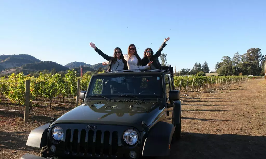 $319 for Six-Hour Private Winery Jeep Tour for Up to Four People from Hidden Napa Jeep Tours ($390 Value) - Second Medium