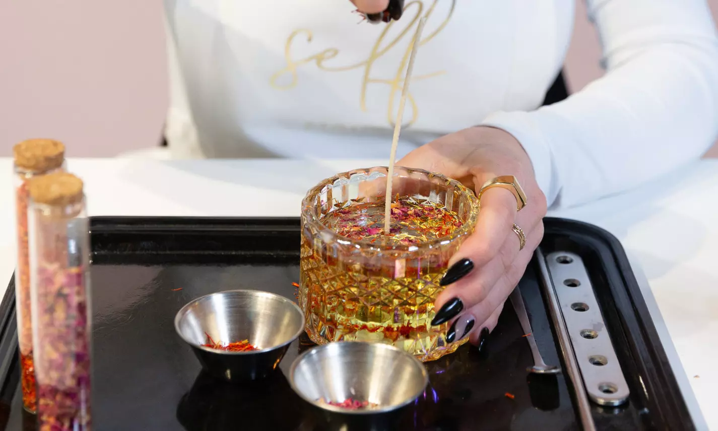 Design Your Own Candle with Premium Scents in a BYOB Experience 1, 2, or 4 People (Up to 20% Off) - Primary Image