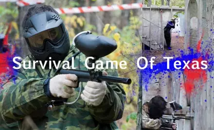 $41 for All-Day Paintballing at Survival Game of Texas - Primary Image