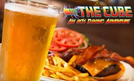 $7 for $15 Worth of Retro Dining at The Cube Restaurant and Bar in Newark - Primary Image
