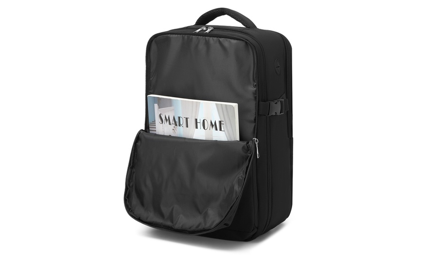 Image 5: Mochila de cabina con ribete rojo