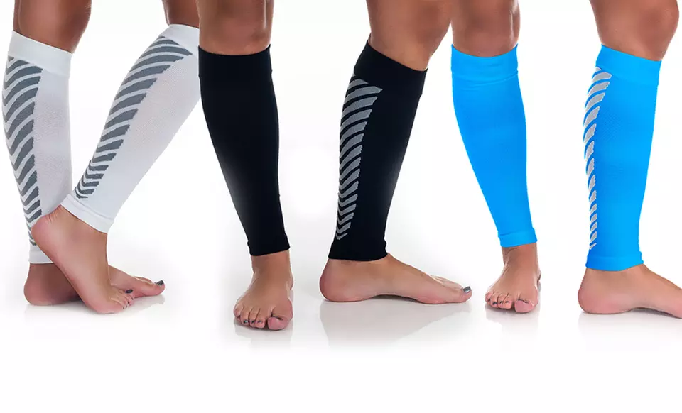 Pair of Calf Compression Sleeves by Remedy - Primary Image