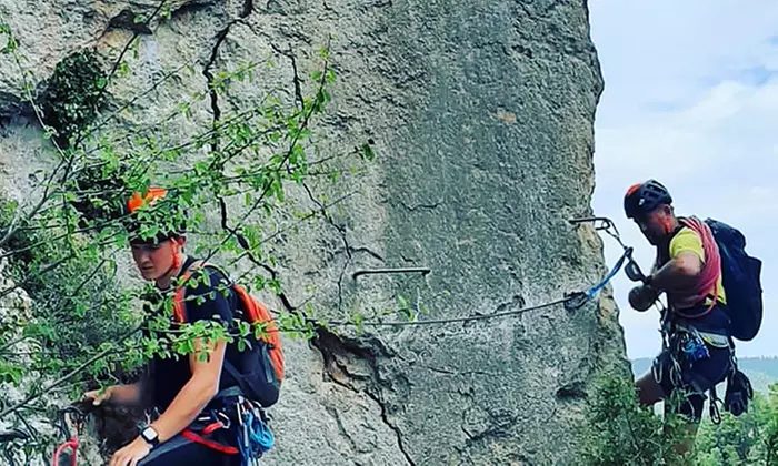 Vía ferrata Ventano del Diablo para 2 personas, opción K3 o K3 + K4