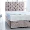 Image 9: Naples Velvet Ottoman Divan Bed 