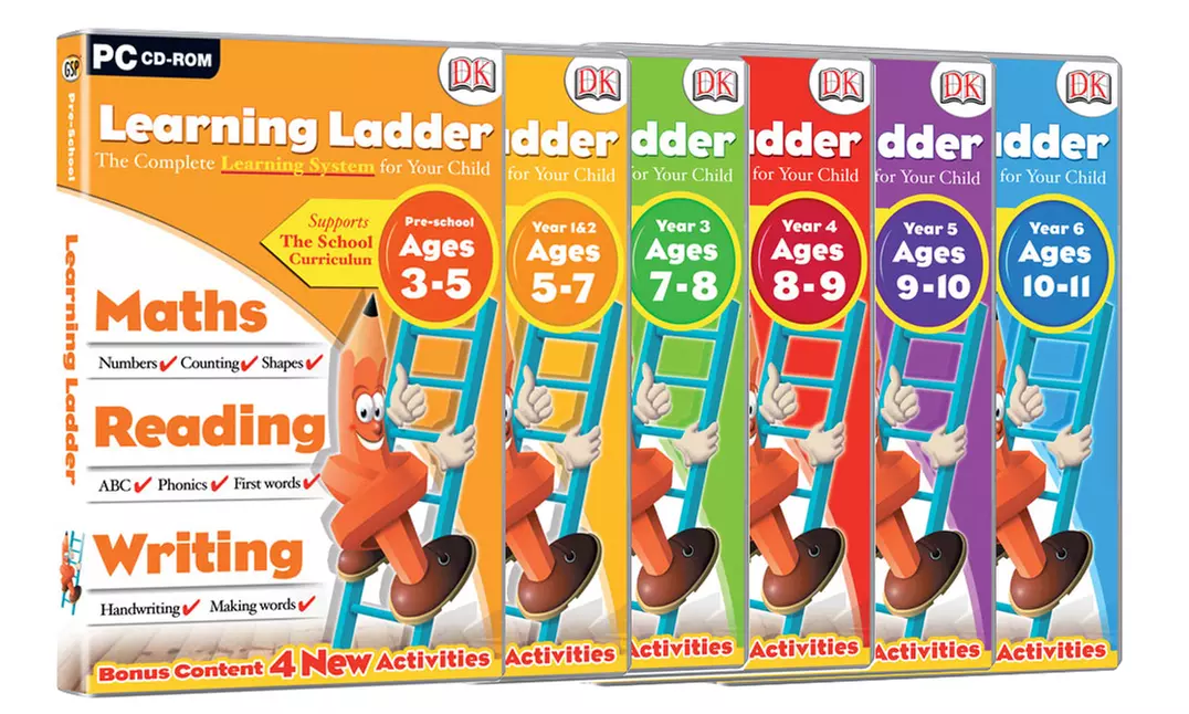 Dorling Kindersley's Learning Ladder Curriculum-Based Learning Software in Choice of Levels for £4.99 (57% Off) - Primary Image