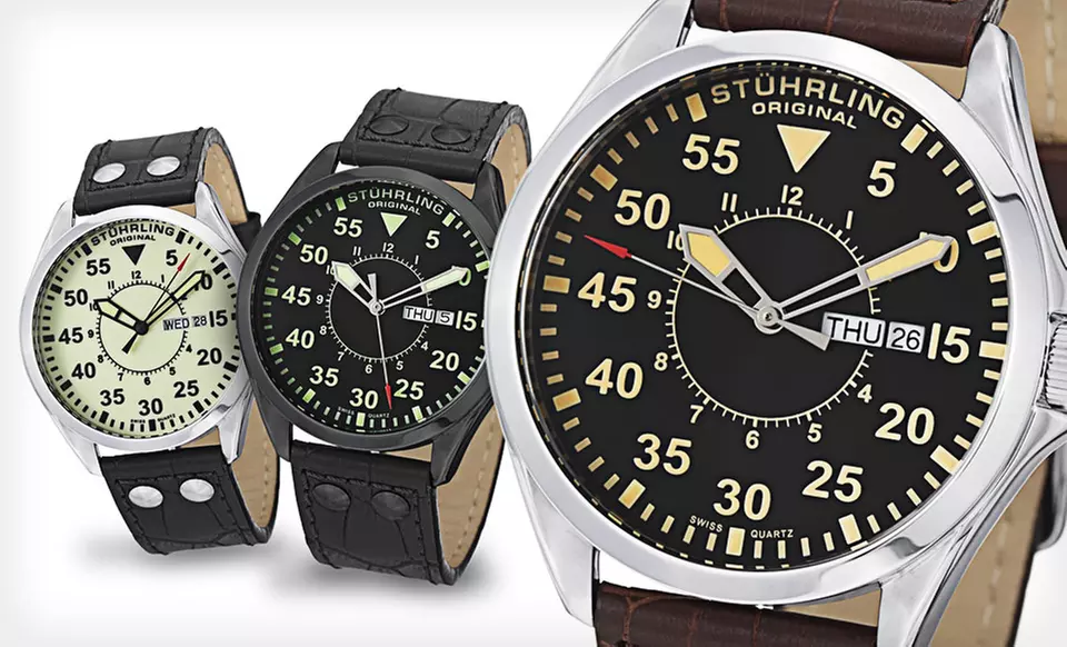 Stührling Original Men’s Sport Watches (Up to 87% Off). Multiple Styles Available. Free Shipping and Returns. - Primary Image