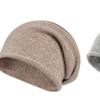 Image 14: 100% Cashmere Slouchy Beanie for Women and Men