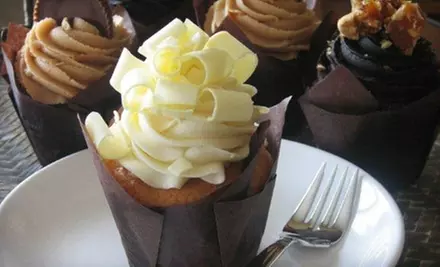 $12 for a Half-Dozen Chocolate Lovers Jumbo Cupcake Package at Buckingham Cakes - Primary Image