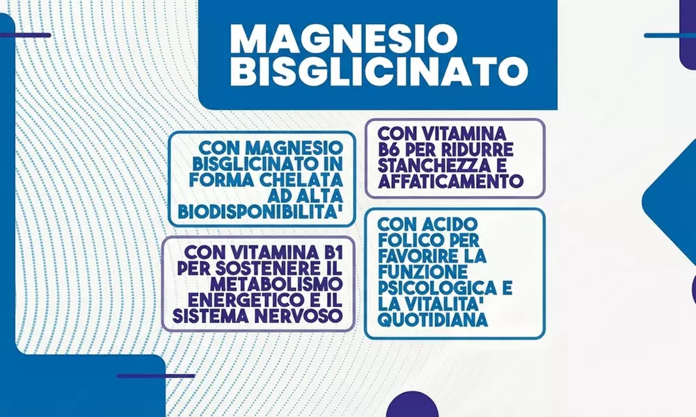 90 compresse di integratore alimentare Magnesio Bisglicinato T-Rex