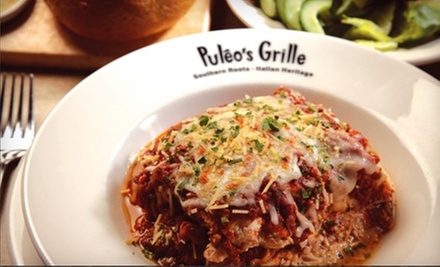 $15 for $30 Worth of Southern and Italian Cuisine at Puleo’s Grille  - Primary Image