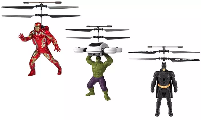 action figure marvel helicopter flying figure