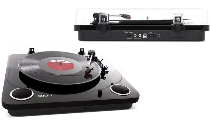 ion audio max lp 3 speed turntable