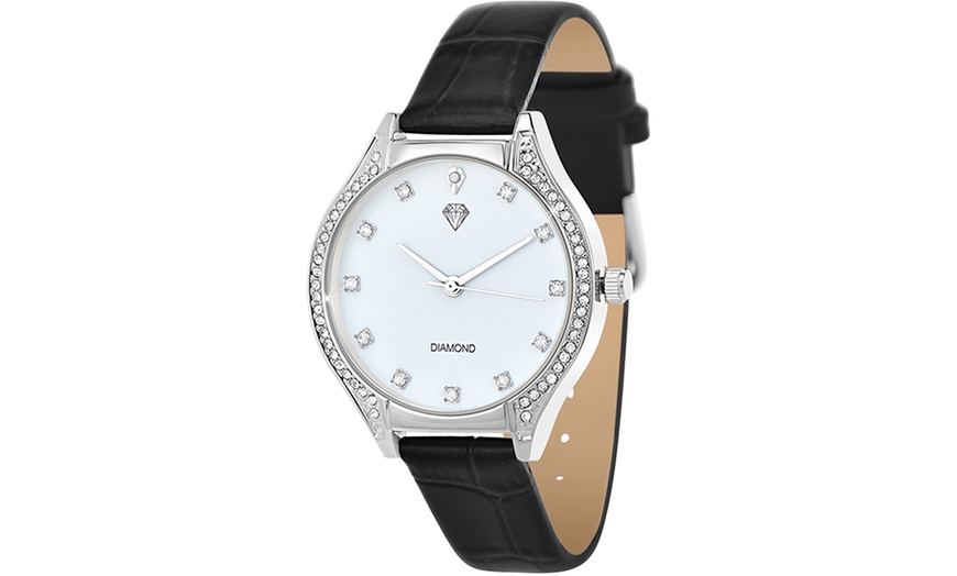 Image 12: Orologio con diamante Montres Sc Crystal Paris