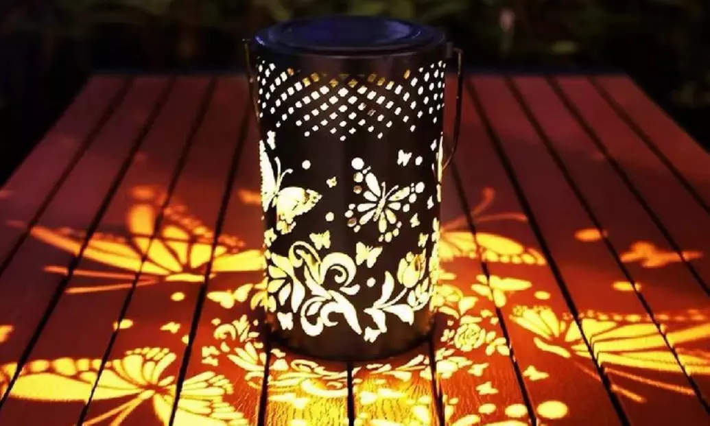 One or Two Solar-Powered Butterfly Lights