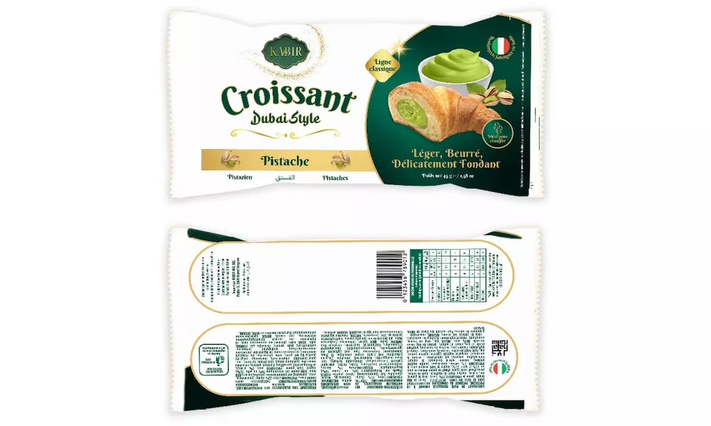 Luxe croissants Dubaï-stijl