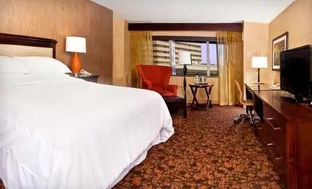 $109 for a One-Night Stay and Breakfast Buffet for Two at Sheraton Springfield Monarch Place Hotel (Up to $218.10 Value) - Primary Image