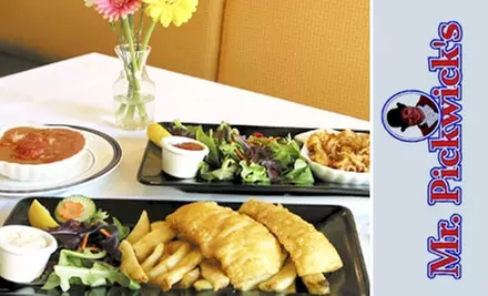 $4 for $10 Worth of Fish & Chips and More at Mr. Pickwick’s - Primary Image