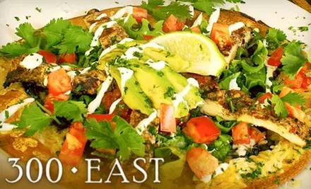 $25 for $50 Worth of American Cuisine at 300 East - Primary Image