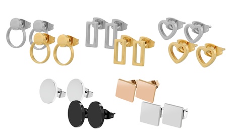 Ohrstecker: Sterne / Gold