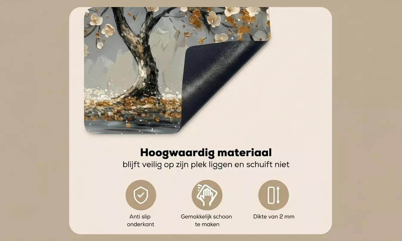 Inductiebeschermer én spatscherm 2 in 1 met jouw eigen foto