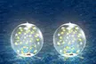 Two-Pack iMounTEK 14in LED Solar Floating Pool Ball Lights with Remote Control - Second Medium