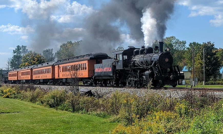 Image 3: Steam Engine Train Ride for Two or Four