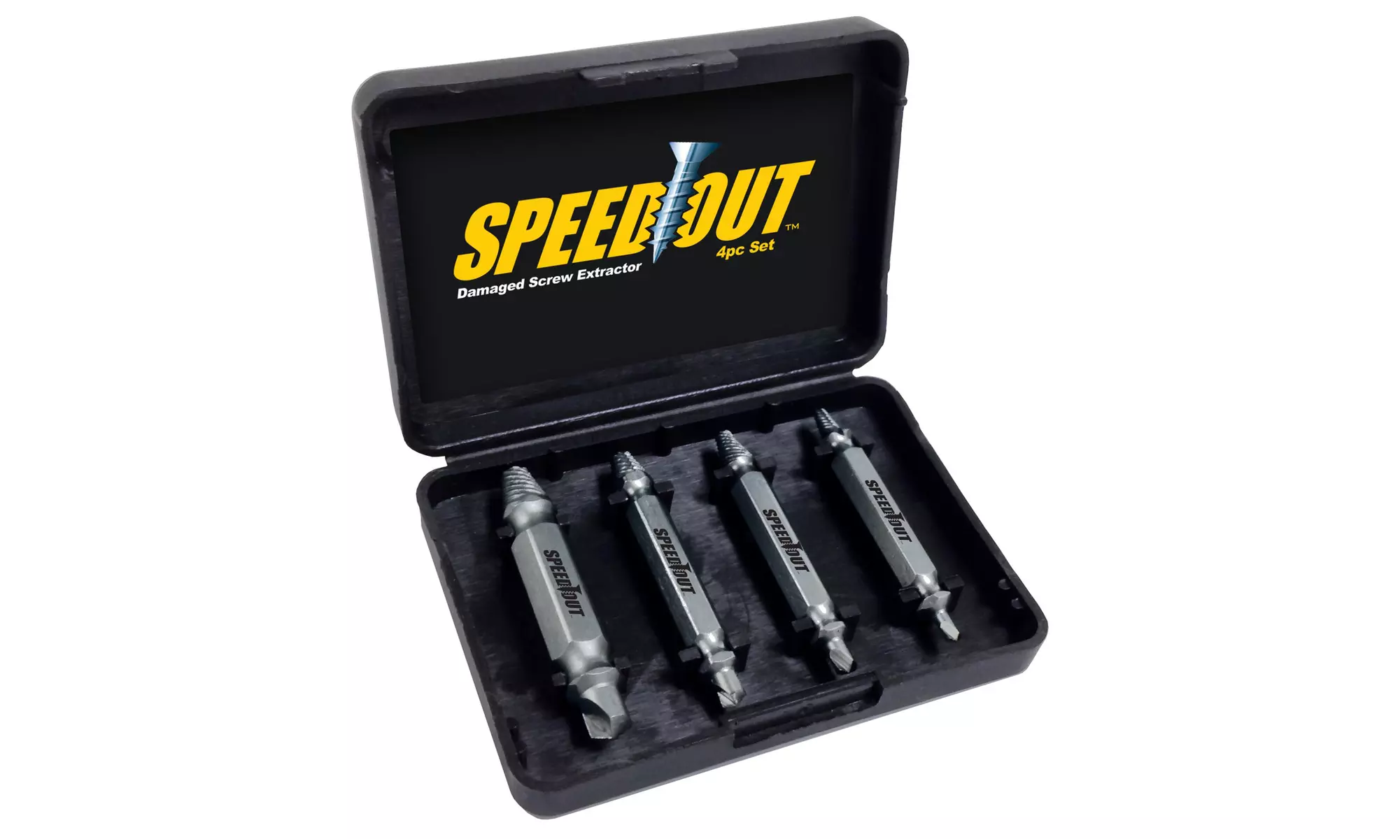 SpeedOut Pro Damaged Screw Extractor (4-Piece) - Primary Image