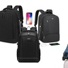 Image 1: KONO Travel Backpack Business Bag with USB Port and Laptop Compartment