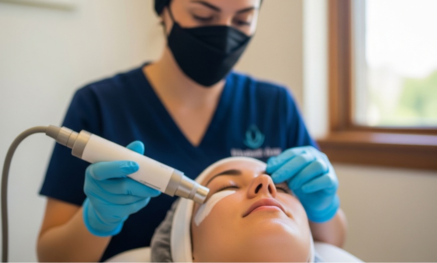 Image 2: 60Min Power Brightening, Microdermabrasion/Ultimate Luminfusion Facial