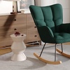 Image 5: Living And Home Tufted Rocking Chair in Assorted Colours